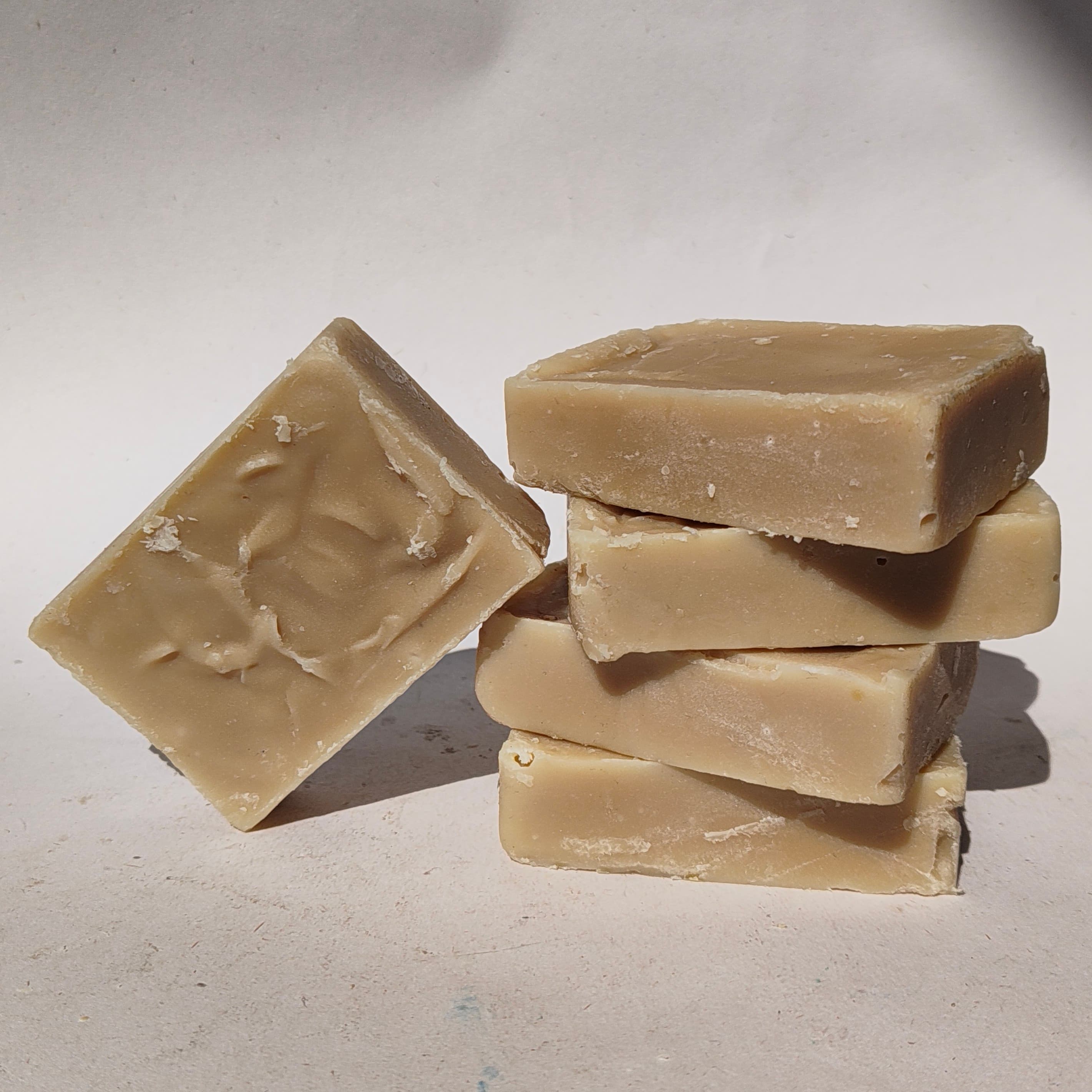 Cut soap bars curing